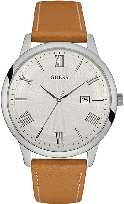 Guess Reloj de hombre Cuarzo plateado - Image 1
