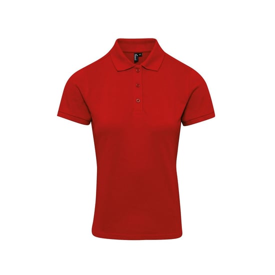 Premier Womens/Ladies Coolchecker Plus Polo Shirt (Red)