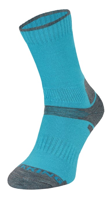 Calcetines Senderismo Lana Merino Niños | Comodo | Calcetines Anti Ampollas - Turquesa - Image 1