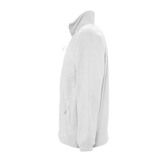 SOLS Mens North Full Zip Outdoor Fleece Jacket (White) - Image 3