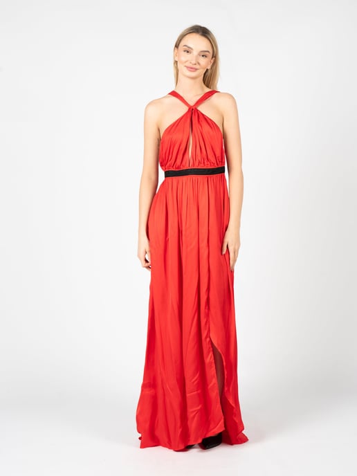 Pinko Vestido Anguria de mujer rojo - Image 5