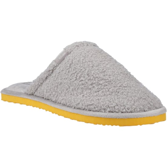 Jack & Jones Harry Fluff Polyester Men's Frost Grey Slippers - Image 1