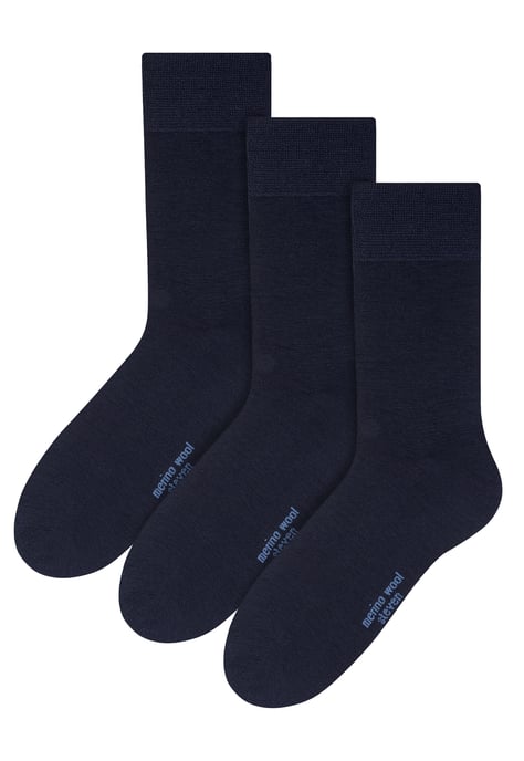 Steven - 3 Pares Multipack Mens Original Merino Wool Socks - Azul Marino - Image 1