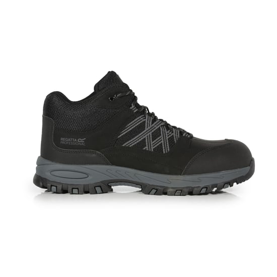Regatta Mens Sandstone Safety Shoes (Black/Granite)