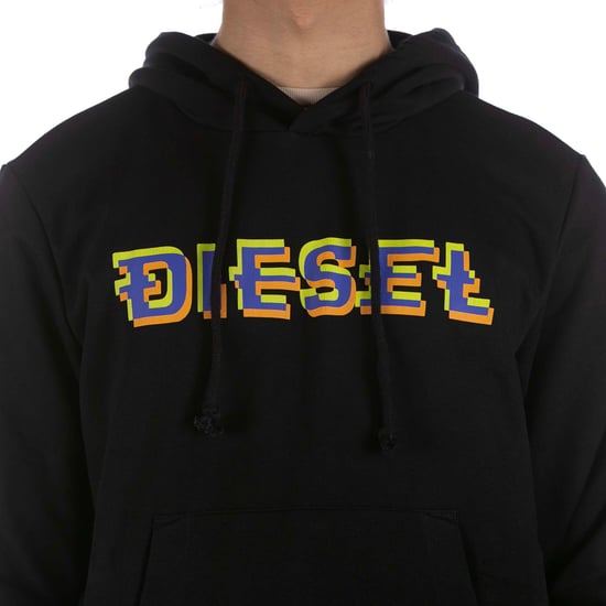 Sudadera Diesel S-Ginn Hood K27 Negro - Image 4