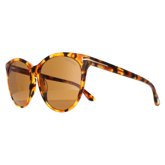 Tom Ford Round Womens Havana Blonde  Brown Maxim FT0787
