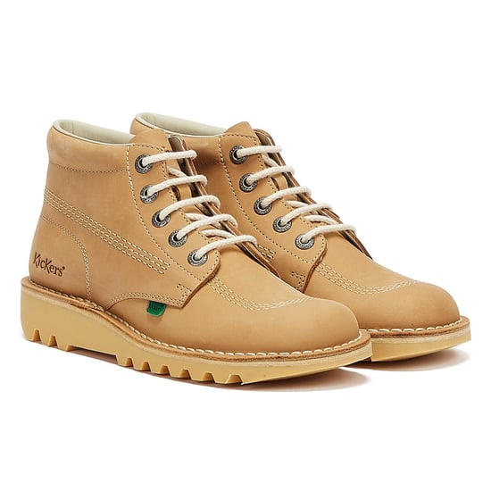 Kickers Kick Hi Mens Tan Nubuck Boots - Image 1
