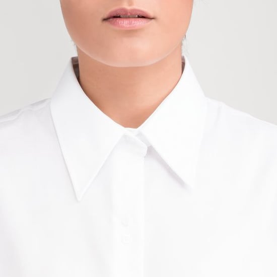 Russell Collection Ladies/Womens Short Sleeve Ultimate Non-Iron Shirt (White) - Image 4