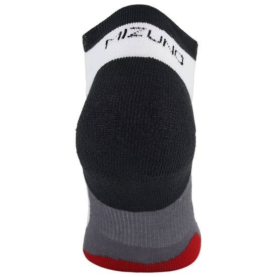 Mizuno Race Low Calcetines para correr blancos/grises para hombre - Image 3