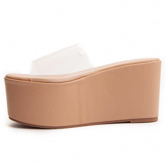 Sandalia Plataforma Montevita Platero en Beige - Image 4