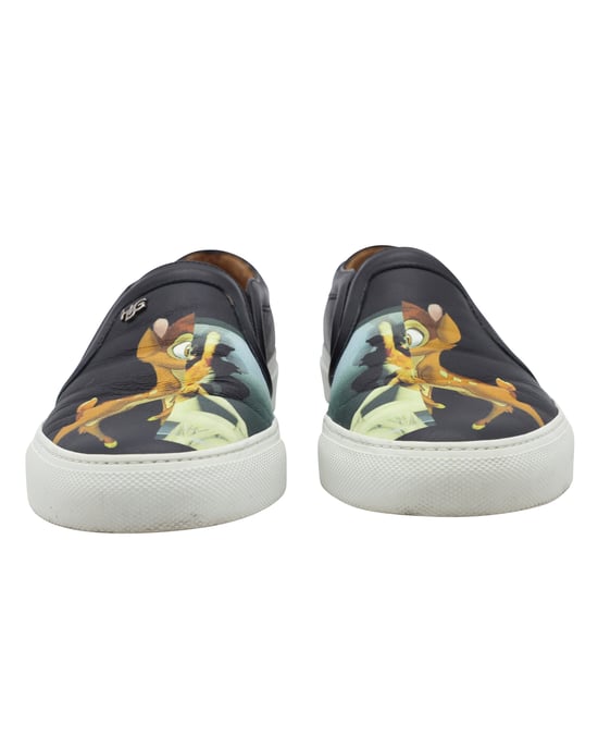 Givenchy Bambi Skate Sneakers in Black Leather - Image 2