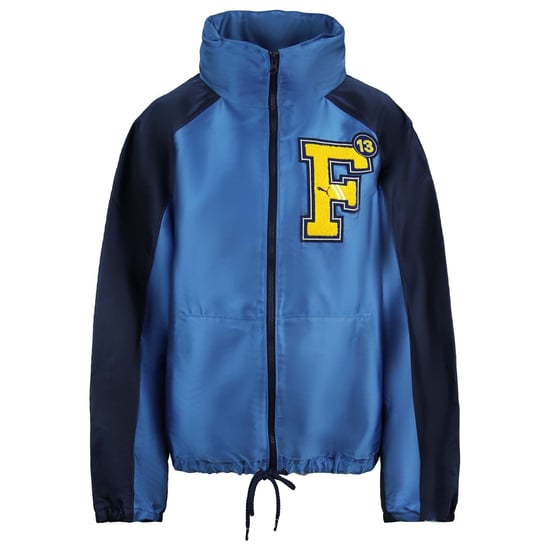Chaqueta deportiva azul Puma x Rihanna Fenty Satin para mujer - Image 1