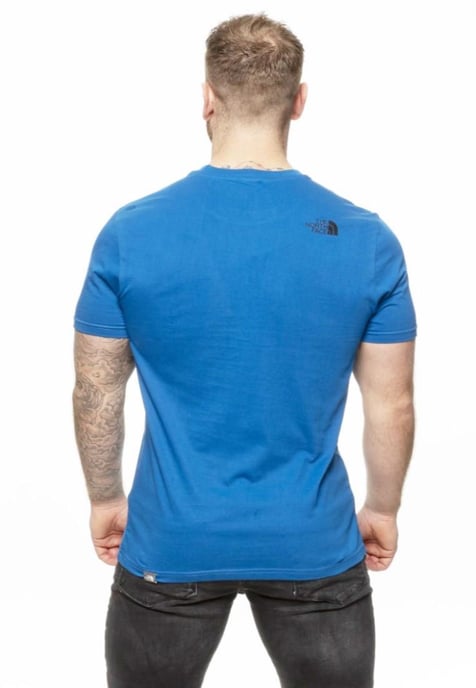 The North Face Mens SS Simple Dome T Shirt Bomber Blue - Image 2