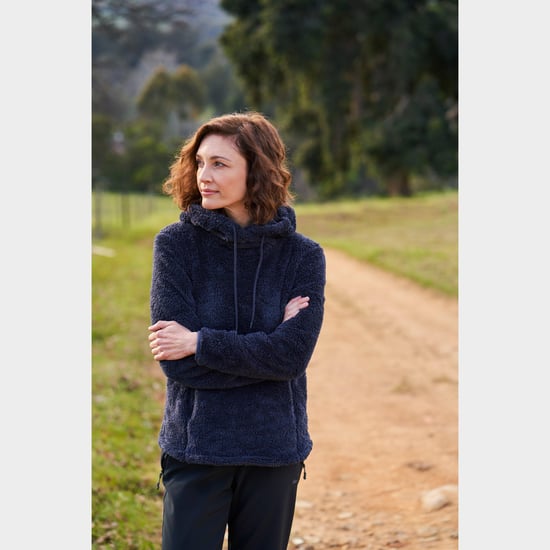 Peter Storm Women's Yogi Fleece Mid-layer Hoodie with Kangaroo Style Pocket