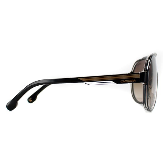 Carrera Aviator Mens Black Gold Brown Gradient 1057/S