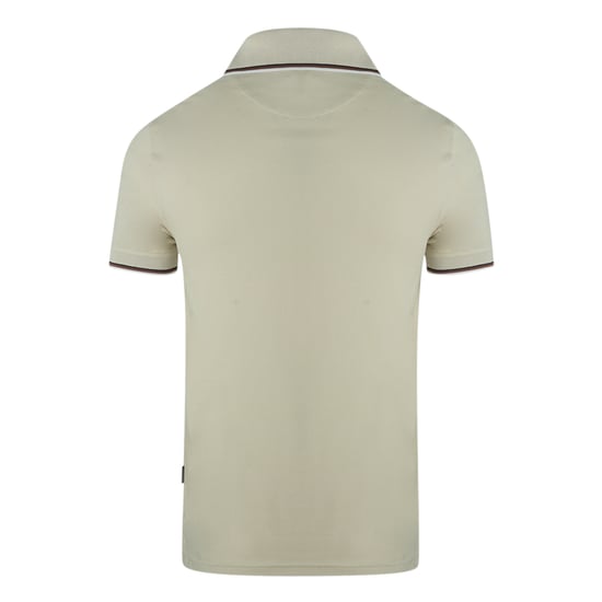 Polo beige con logotipo de la marca Aquascutum - Image 2