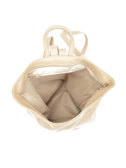 Anna Luchini SS22 AL 1083 Beige Leather Bag - Image 3