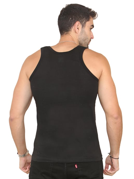 Enzo | Pack de 3 chalecos para hombre - Negro - Image 4