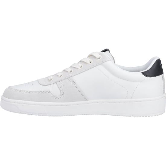 TOMS TRVL Lite Court Leather Men's White/Black Trainers - Image 4