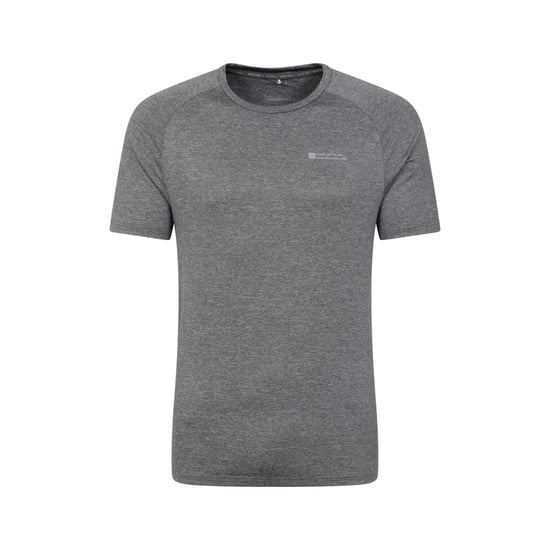 Mountain Warehouse Mens Agra Striped IsoCool T-Shirt (Grey) - Image 1