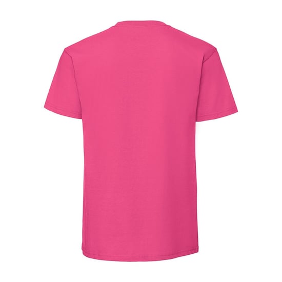 Fruit Of The Loom Mens Iconic 195 Ringspun Premium Tshirt (Fuchsia) - Image 2