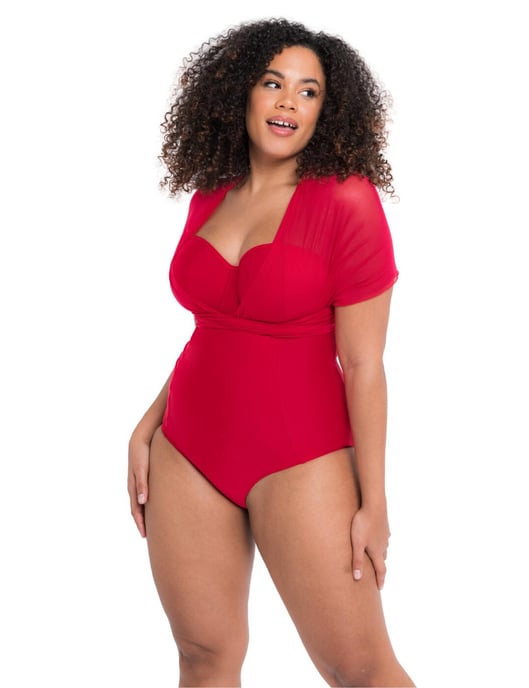 Curvy Kate Wrapsody Bandeau Swimsuit