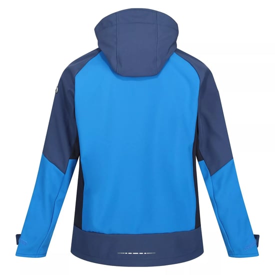 Regatta Mens Hewitts VII Soft Shell Jacket (Skydiver Blue/Admiral Blue)