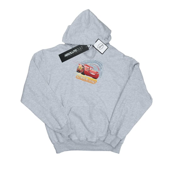 Disney Mens Cars Lightning McQueen Hoodie (Sports Grey) - Image 1