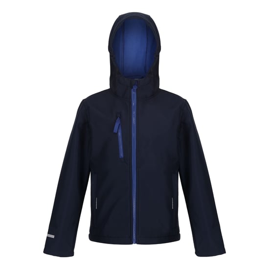 Regatta Childrens/Kids Ablaze 3 Layer Soft Shell Jacket (Navy/New Royal)