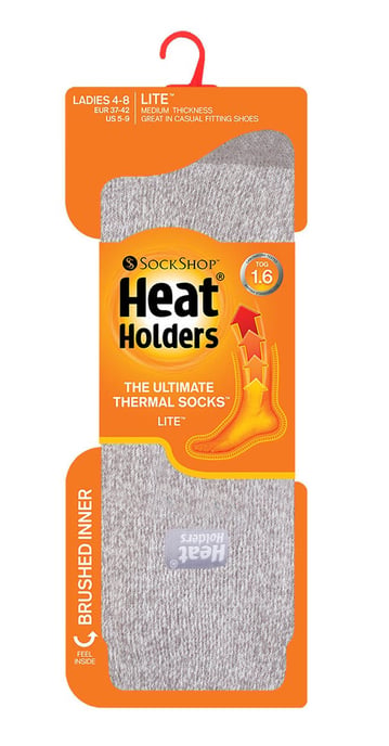 Calcetines Térmicos Lite - Multipack de 3 Pares Calcetines Térmicos para Mujer para Invierno | Calcetines finos y cálidos para vestir - Plata - Image 2