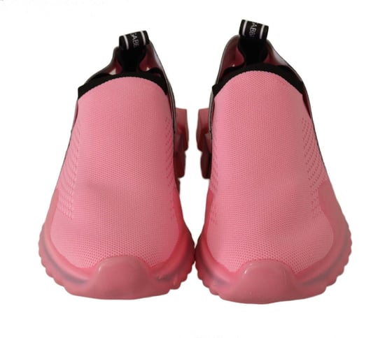 Zapatillas Sorrento de mujer en color rosa de Dolce & Gabbana, tipo slip on, informales y de caña baja. - Image 6
