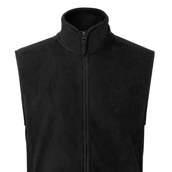 Premier Mens Artisan Fleece Gilet (Black) - Image 2