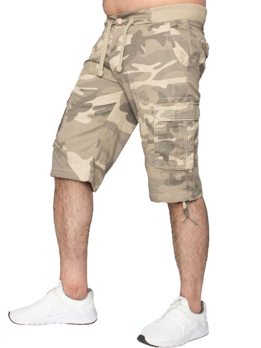 Enzo | Pantalones cortos Cargo Combat Camo para hombre - Image 4