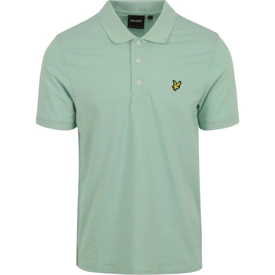 Polo color turquesa con logo en el pecho de la marca Lyle & Scott - Image 1