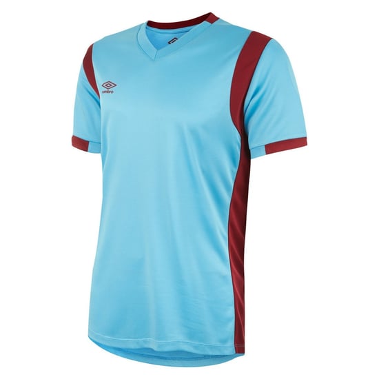 Umbro Mens Spartan Short-Sleeved Jersey (Sky Blue/New Claret)