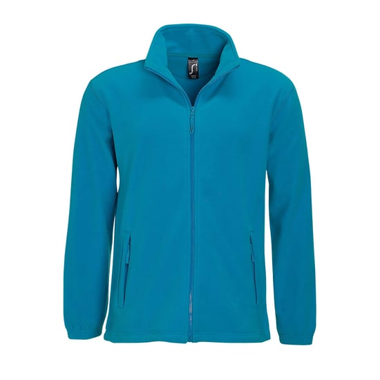 SOLS Mens North Full Zip Outdoor Fleece Jacket (Aqua) - Image 1