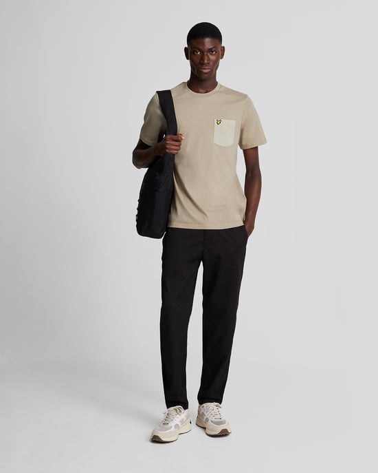 Lyle & Scott Tonal Pocket T-Shirt Green