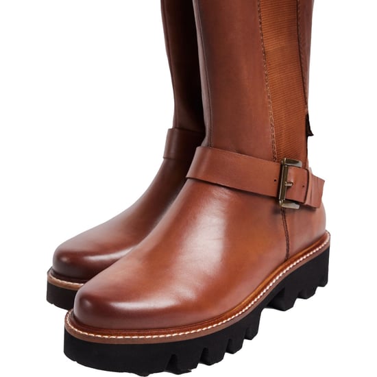 Pod Aleena Leather/Textile Women's Tan Boots - Image 6