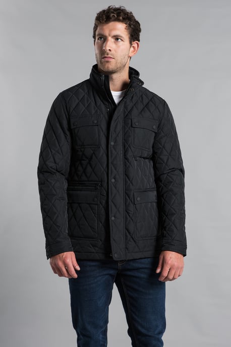 Black Diamond Quilted Jacket