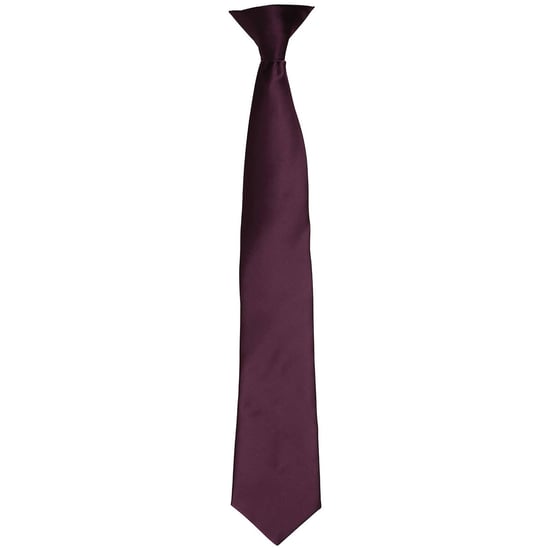 Premier Unisex Adult Satin Tie (Aubergine)