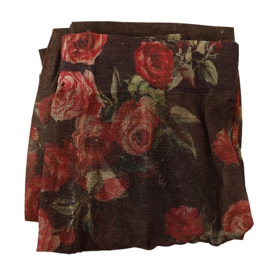 Medias de Nylon de Flores Negras de Dolce & Gabbana para Mujer - Image 2