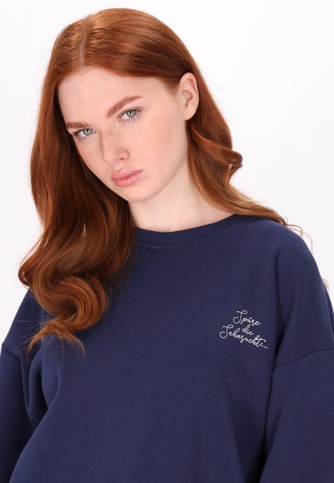 Dreimaster Sweatshirt women marine - Image 5