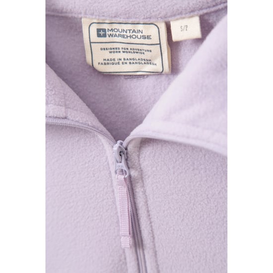 Mountain Warehouse Womens/Ladies Camber II Fleece Top (Purple) - Image 4