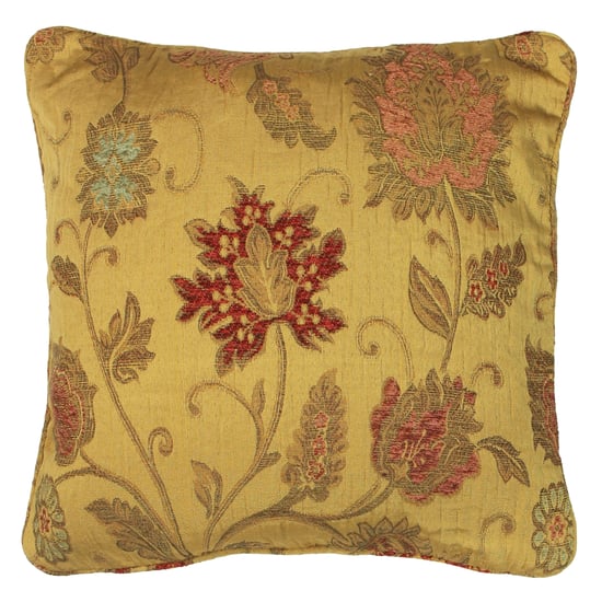 Paoletti Zurich Floral Jacquard Cushion Cover