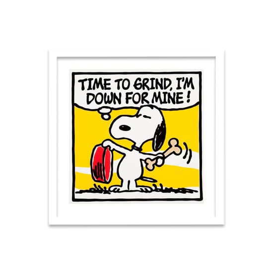 Peanuts Snoopy Pop Art Time To Grind