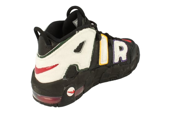 Nike Air More Uptempo Gs Basketball Black Trainers - Image 3