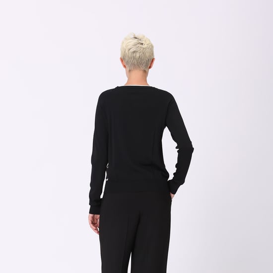 Cardigan printed in front - Image 5