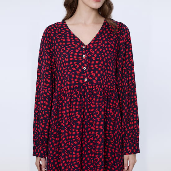 Retro-style loose shirt-dress - Image 5