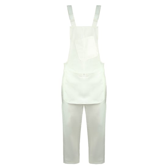 Dickies Painters Bib & Brace Mens White Coverall - Image 1