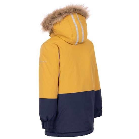 Trespass Childrens/Kids Westere Waterproof Jacket (Honeybee/Navy) - Image 2